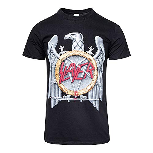 Silver Eagle T-Shirt (Blk,Me,Male) von MERCHANDISING