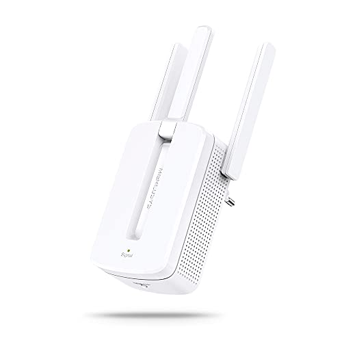 MERCUSYS MW300RE WLAN Repeater (300 Mbit/S, WLAN Verstärke, WPS, ) 3 x Externe Antennen WLAN VERSTAERKER MIMO-Technologie kompatibel zu Allen WLAN Geräten von MERCUSYS