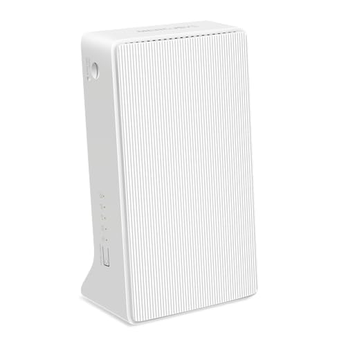 Mercusys MB110-4G LTE Router, 4G Router unterstützt SIM Karten, 4G Cat4 bis zu 150 Mbit/s, WLAN 2.4GHz N300, 2X 100 Mbps Ports, Plug and Play, bis zu 32 Geräte, MERCUSYS App von MERCUSYS