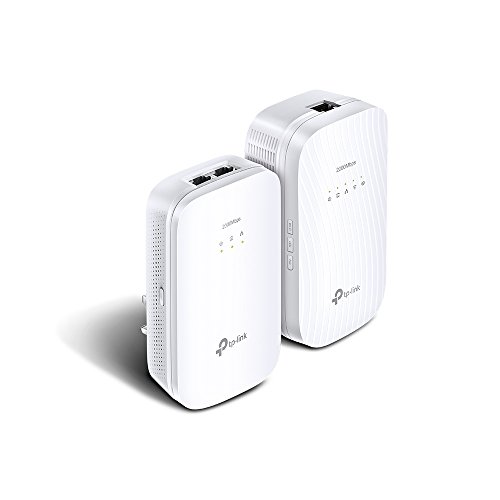 TP-Link tl-wpa9610kit 2000 Mbit/s DUAL BAND GIGABIT Multimedia AC1200 Powerline Adapter, Range Extender, Breitband-/WI-FI Extender, Wi-Fi Booster/Hotspot, Wi-Fi auto-sync, UK Stecker – Weiß von MERCUSYS
