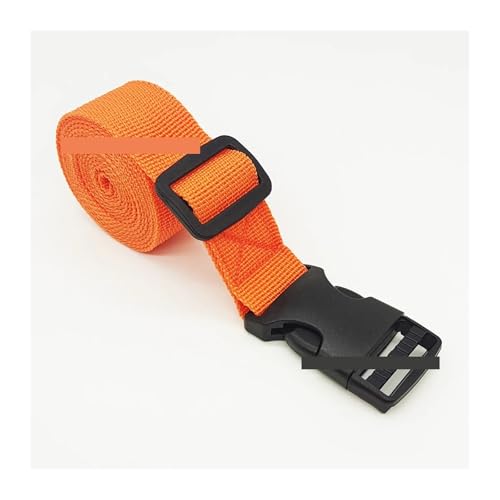 Zurrgurte, 1,5 m Schnallen-Zurrgurt, Ladungsgurte for Auto, Motorrad, Fahrrad, mit PP-Schnalle, Abschleppseil, starker Kartenschnallengurt for päcktasche,Logistische Zurrgurte(Orange) von MERHOVO
