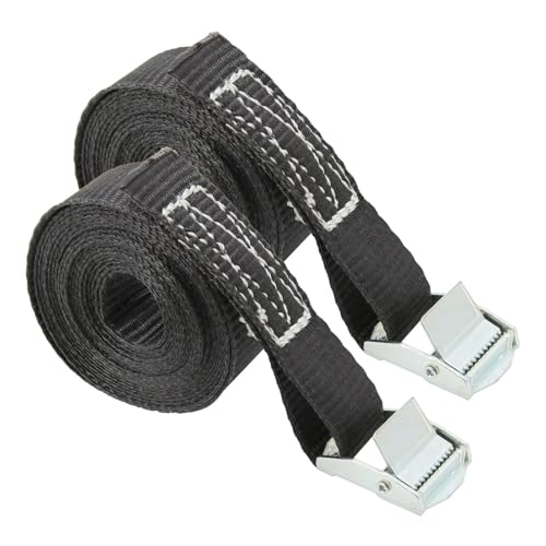 Zurrgurte, 1100lb Zurrgurte Zurrgurt Auto RV Motorrad Fahrrad mit Metallschnalle Abschleppseil Starke Ratsche for Frachtpäcktasche Kajak,Logistische Zurrgurte(9x-Hook and Loop) von MERHOVO