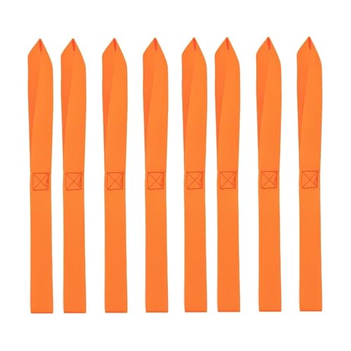 Zurrgurte, 4 Stück Motorrad-päckbanda, weiche Riemen, Abschleppseile for Auto, Motorrad, Transportgurtschlaufen, Spanngurte,Logistische Zurrgurte(Orange) von MERHOVO