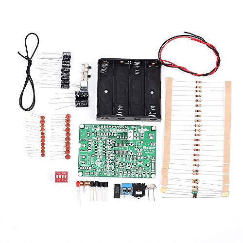 Elektronische DIY Bausatz, RF-03PLL DC 4-6V 87-108MHz FM Frequenzmodulation Kabelloses Mikrofonmodul Stereo Sendermodul FM Transmitter Board Teile, 20-40 mA von MEROURII