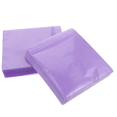 MERRYHAPY Cd-aufbewahrungshüllen 100 Stück Wiederverwendbare Cd-hüllen DVD-hüllen Für Musikspiel-Discs Zufällige Farbe von MERRYHAPY