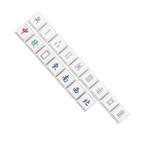 MERRYHAPY 16 Stück Tastenkappen R4-höhe Ersatz-tastenkappen Pbt-Material Sublimationsdruck Personalisierte Tastatur-tastenkappen von MERRYHAPY
