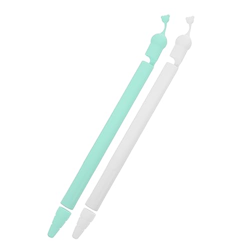 MERRYHAPY 2 Stück Silikon Stiftetui Bleistift Anti Verlust Hülle Bleistifthülle Beschützer Bleistifthülle Schutzhülle Anti Fall Bleistifthülle Bleistifthülle Halter von MERRYHAPY