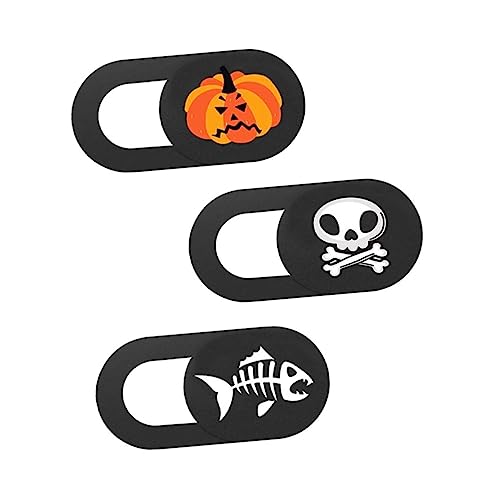 MERRYHAPY 3-teiliges Halloween-Themen-Objektivschutz für Notebook-Webcam-Blocker-Abdeckung von MERRYHAPY