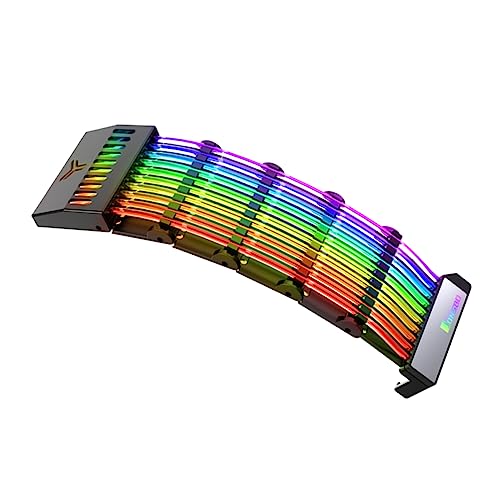 MERRYHAPY Argb Verlängerungskabel Pin Für Computer Grafikkarten RGB Beleuchtungskabel Computerzubehör Für Optimales Kabelmanagement Und Ansprechende Beleuchtung von MERRYHAPY