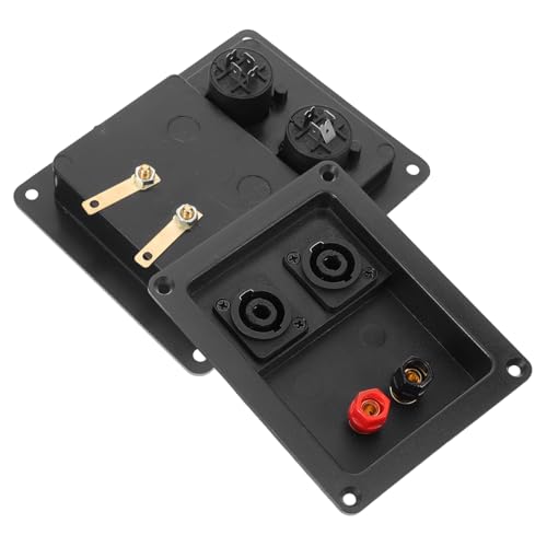 MERRYHAPY 2 Stücke Lautsprecher Terminal Connector Lautsprecher Box Terminal Cup Adapter für Kabel Kompatibel mit Boxenkabel und Nym Kabel Ideal für Subwoofer und Heim Audio Systeme von MERRYHAPY