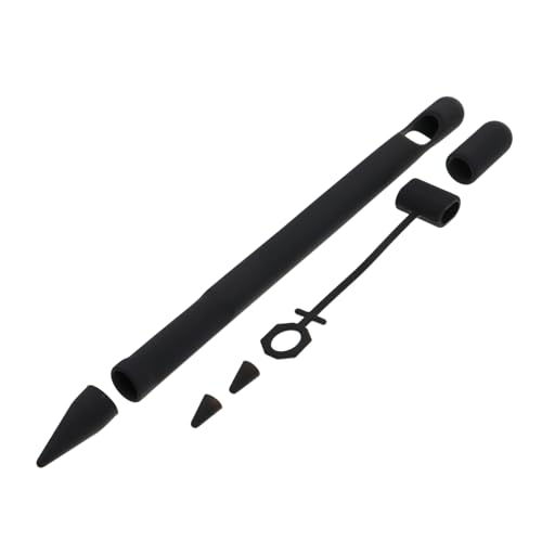 MERRYHAPY 2er-Pack Silikon-Stiftabdeckungen für Pencil 1 Spezielles Bleistiftetui Rutschfestes stilvolles Design von MERRYHAPY