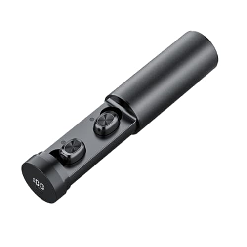 MERRYHAPY Ohrhörer Mit Ladekoffer Ergonomisches Design in Ear Kopfhörer Mit LED Batteriestatusanzeige Ladebox Kompatibel Mit Smartphones von MERRYHAPY
