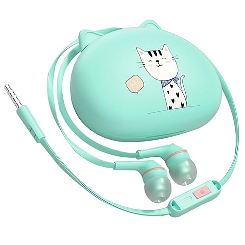 MERRYHAPY Universelle Kabelgebundene Ohrhörer Kabelgebundene Kinder Kopfhörer Mit Geräuschunterdrückung Kopfhörer Für Telefon Kinder Ohrstöpsel Niedlicher Design Kopfhörer Universeller von MERRYHAPY