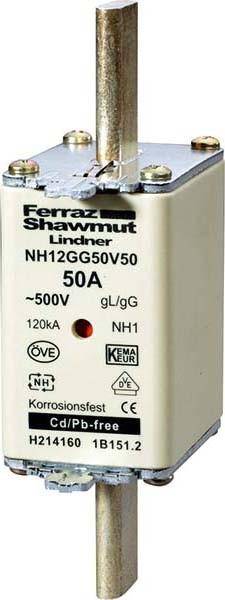 Mersen 1B151.000000 NH1 50A gG 500V NH-Sicherung sfü spannungsführend Mersen 1B151.000000 NH1 50A gG 500V NH-Sicherung sfü spannungsführend von MERSEN Deutschland Eggolsheim