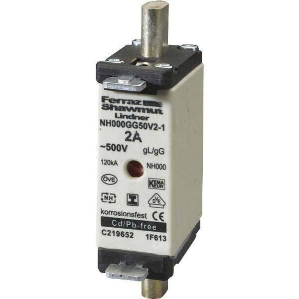 Mersen 1F651.000000 NH000 50A gG 500V NH-Sicherung sgl spannungsfrei Mersen 1F651.000000 NH000 50A gG 500V NH-Sicherung sgl spannungsfrei von MERSEN Deutschland Eggolsheim