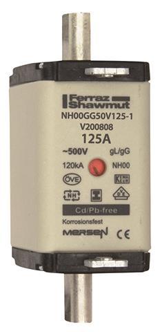 Mersen 1F765.000000 NH00 125A gG 500V NH-Sicherung sgl spannungsfrei (Inhalt 3 Stück) Mersen 1F765.000000 NH00 125A gG 500V NH-Sicherung sgl spannungsfrei (Inhalt 3 Stück) von MERSEN Deutschland Eggolsheim