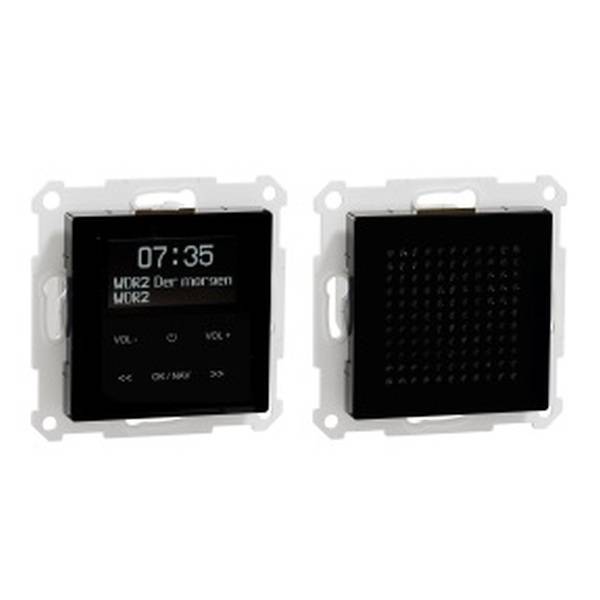 Merten DAB+Radio Set MEG4375-0303 m.Bluetooth m.Lautsprecher Farbe sw von MERTEN GMBH