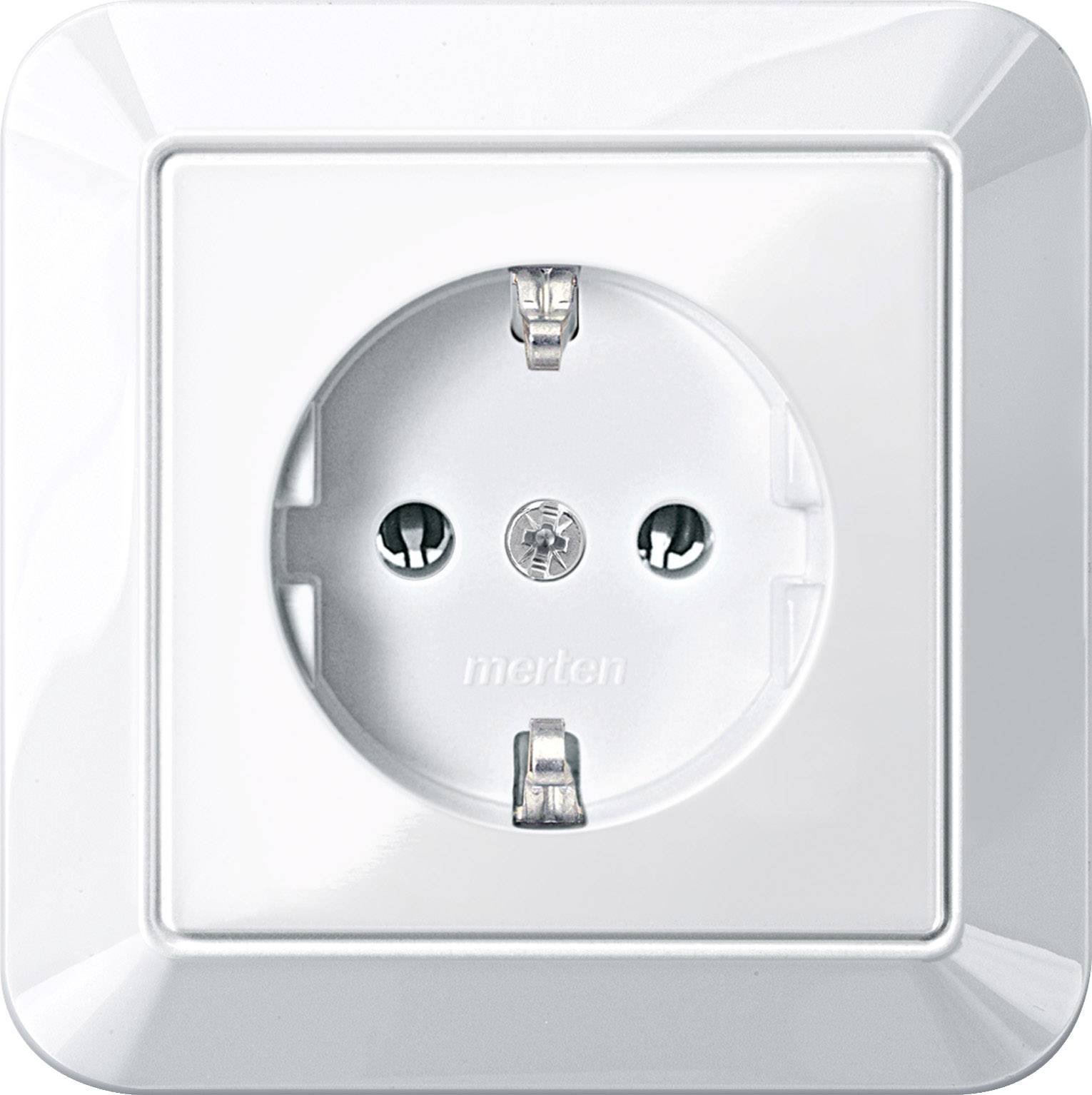 Merten SCHUKO-Steckdose StK MEG2301-1019 volle Platte polarweiß glänzend 1-M Merten SCHUKO-Steckdose StK MEG2301-1019 volle Platte polarweiß glänzend 1-M von MERTEN GMBH