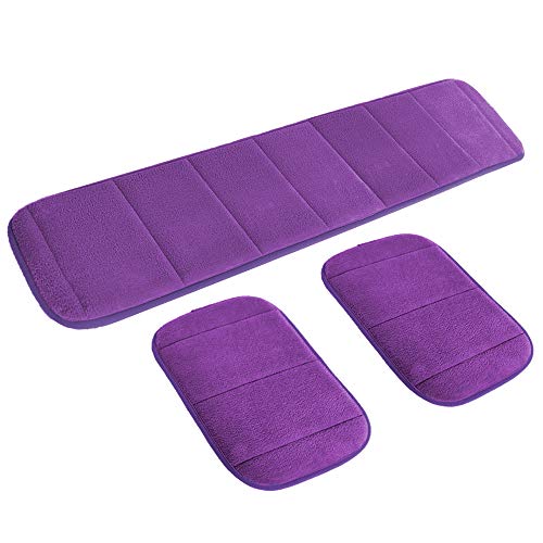 2 Sätze ergonomische Computer Ellbogen Handgelenkauflage Pad, MERYSAN Lange & kurze Kombination Handgelenk Ruhen Ellenbogenstütze Mat für Tastatur Maus Arbeit Spiel -Ellenbogenschmerzen lindern (Lila) von MERYSAN