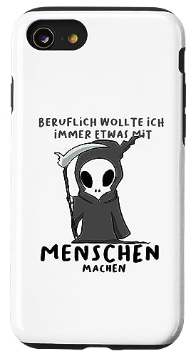 Beruflich wollte ich immer etwas mit Menschen machen | fun Hülle für iPhone SE (2020) / 7 / 8 von MERZchandise