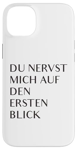 Du nervst mich auf den ersten Blick | lustiger Spruch Happy Hülle für iPhone 14 Plus Du nervst mich auf den ersten Blick | lustiger Spruch Happy Hülle für iPhone 14 Plus von MERZchandise
