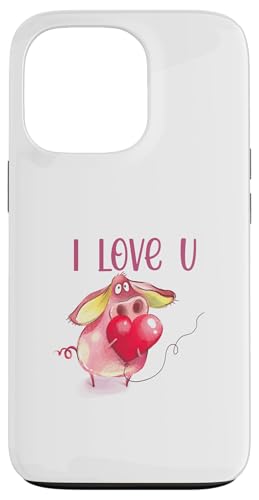 I Love you Partner Liebe Freundschaft Schweinchen Herz Hülle für iPhone 13 Pro I Love you Partner Liebe Freundschaft Schweinchen Herz Hülle für iPhone 13 Pro von MERZchandise