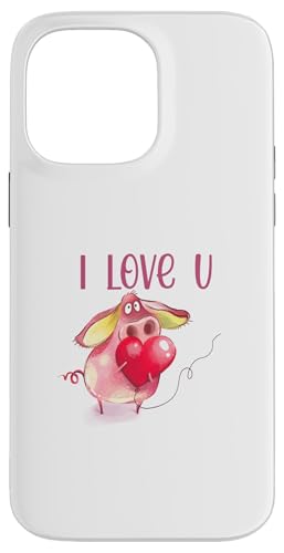 I Love you Partner Liebe Freundschaft Schweinchen Herz Hülle für iPhone 14 Pro Max I Love you Partner Liebe Freundschaft Schweinchen Herz Hülle für iPhone 14 Pro Max von MERZchandise