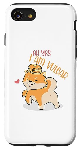 Lustiger Pancake Hund Humor I am Vulgar Hundemotiv Pfoten Hülle für iPhone SE (2020) / 7 / 8 von MERZchandise