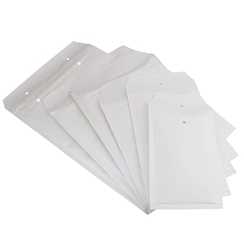 Luftpolstertaschen (weiß) - 2/B - (140 mm x 225 mm) aus Kraftpapier (1000 Stück) | Luftpolsterumschläge - Versandtaschen - Luftpolsterversandtaschen - Verpackungsmaterial von MESAROS® von MESAROS