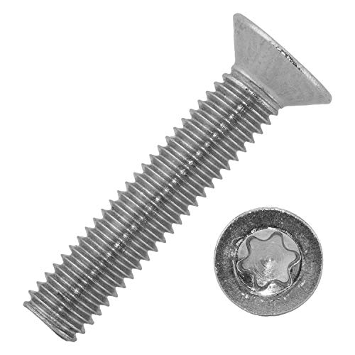 Senkkopfschrauben mit Innensechsrund (ISR) M6x45 mm aus Edelstahl A2 (100 Stück) | DIN 965 - Senkschrauben - Schrauben von MESAROS® von MESAROS