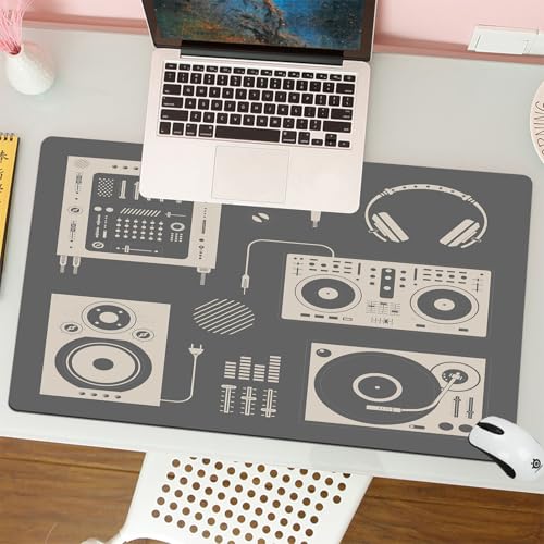 MESHIZIY Mauspad (400 × 750 MM) Verlängertes großes Mauspad Schreibtischauflage, rutschfeste Gummibasis, Gaming-Mauspad XLAudio Musik Verschiedene DJ Technik Recorder Mischpult Equipment Lautsprech von MESHIZIY
