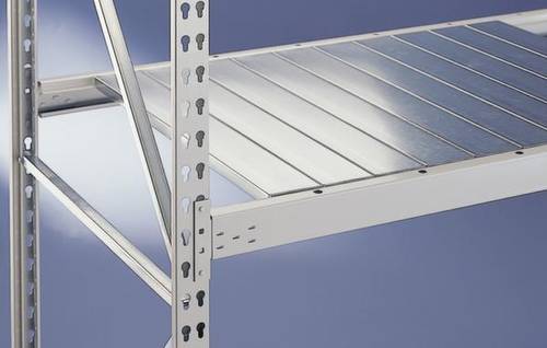 META Regalbau 43041 Fachboden (B x T) 2600mm x 800mm Stahl verzinkt Verzinkt Stahlpaneele 1St. von META Regalbau