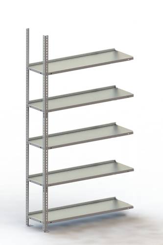 META Regalbau 65882 Aktenregal-Anbaumodul (B x H x T) 1002 x 1850 x 304mm Stahl pulverbeschichtet Li von META Regalbau