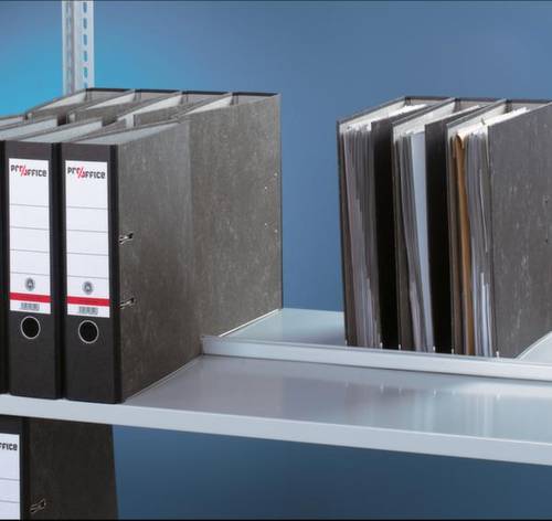 META Regalbau 74638 Aktenregal-Grundmodul (B x H x T) 754 x 1850 x 600mm Stahl verzinkt Verzinkt Met von META Regalbau
