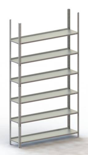 META Regalbau 74692 Aktenregal-Grundmodul (B x H x T) 1254 x 1850 x 300mm Stahl verzinkt Verzinkt Me von META Regalbau