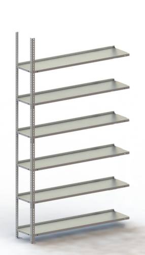 META Regalbau 74720 Aktenregal-Anbaumodul (B x H x T) 1252 x 1850 x 300mm Stahl pulverbeschichtet Li von META Regalbau