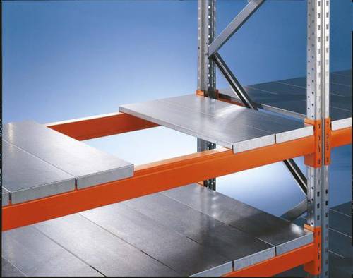 META Regalbau 77533 Weitspannregal-Grundmodul (B x H x T) 2870 x 2200 x 800mm Stahl verzinkt, pulver von META Regalbau