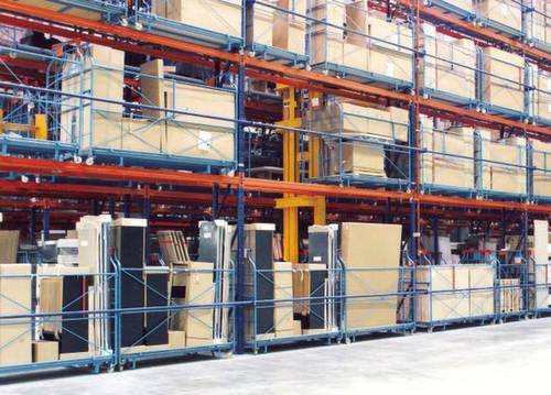 META Regalbau 80354 Weitspannregal-Anbaumodul (B x H x T) 1385 x 2200 x 1100mm Stahl verzinkt, pulve von META Regalbau