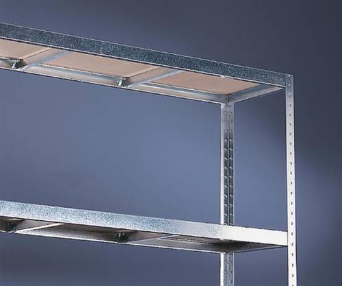 META Regalbau 81128 Weitspannregal-Grundmodul (B x H x T) 2504 x 2470 x 400mm Stahl verzinkt Verzink von META Regalbau