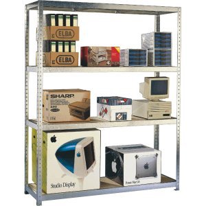 Speed-Rack Komplettregal mit Spanplatte 1970 x 2000 x 400 Speed-Rack Komplettregal mit Spanplatte 1970 x 2000 x 400 von META-Regalbau