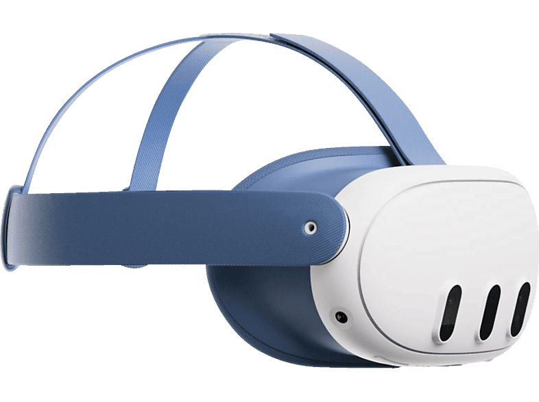 META Headset-Einlagen und -Riemen für Meta Quest 3 (Elemental Blue) Zubehör VR Brille von META