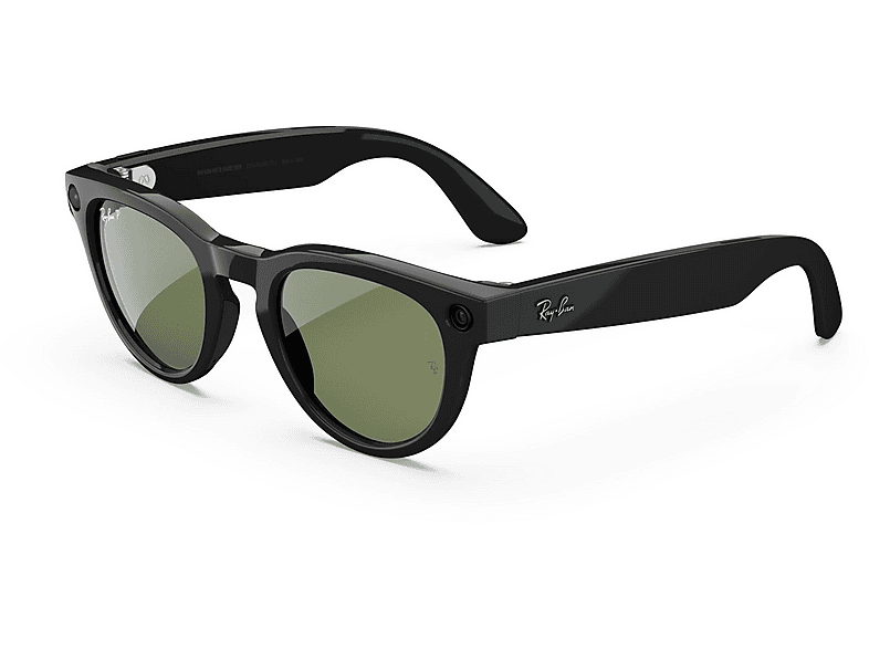 Ray-Ban Meta Headliner, glänzend Schwarz, polarisiert, G15-Grün, AI Glasses Ray-Ban Meta Headliner, glänzend Schwarz, polarisiert, G15-Grün, AI Glasses von META