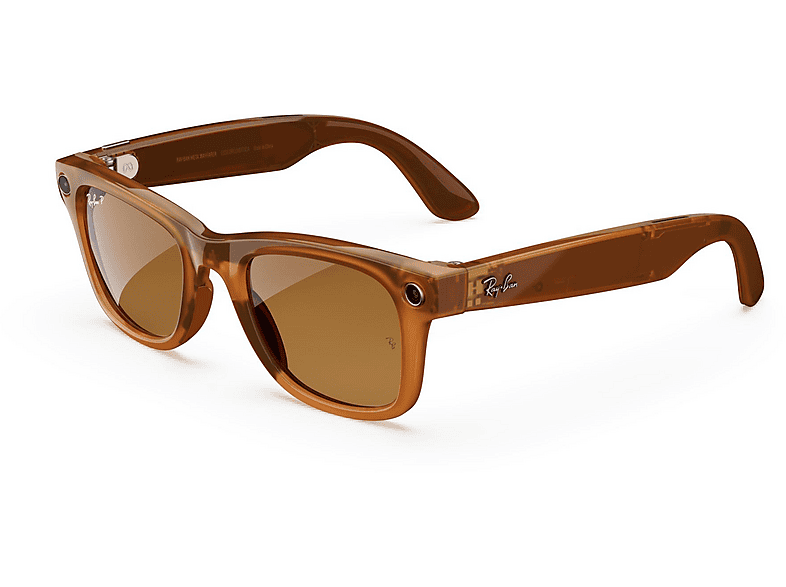 Ray-Ban Meta Wayfarer, glänzend Karamell, polarisiert Braun, AI Glasses Ray-Ban Meta Wayfarer, glänzend Karamell, polarisiert Braun, AI Glasses von META