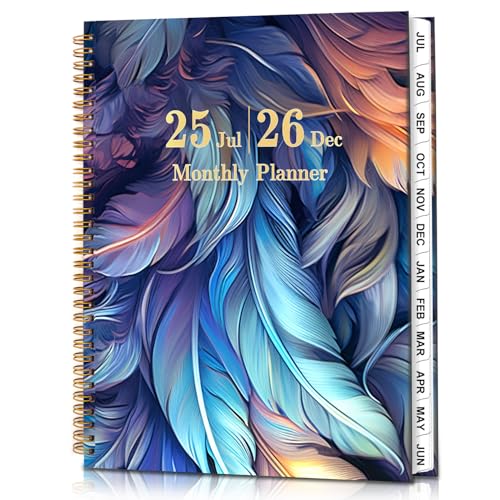 Akademischer Monatskalender 2024-2025 - 18 Monate Terminplaner A4, Jul. 2024 - Dez. 2025 Monatsplaner/Kalender 23 x 28,5 cm, Großer Monatsübersicht mit doppelseitiger Tasche, Planer für Frauen, Männer Akademischer Monatskalender 2024-2025 - 18 Monate Terminplaner A4, Jul. 2024 - Dez. 2025 Monatsplaner/Kalender 23 x 28,5 cm, Großer Monatsübersicht mit doppelseitiger Tasche, Planer für Frauen, Männer von METEOROCK
