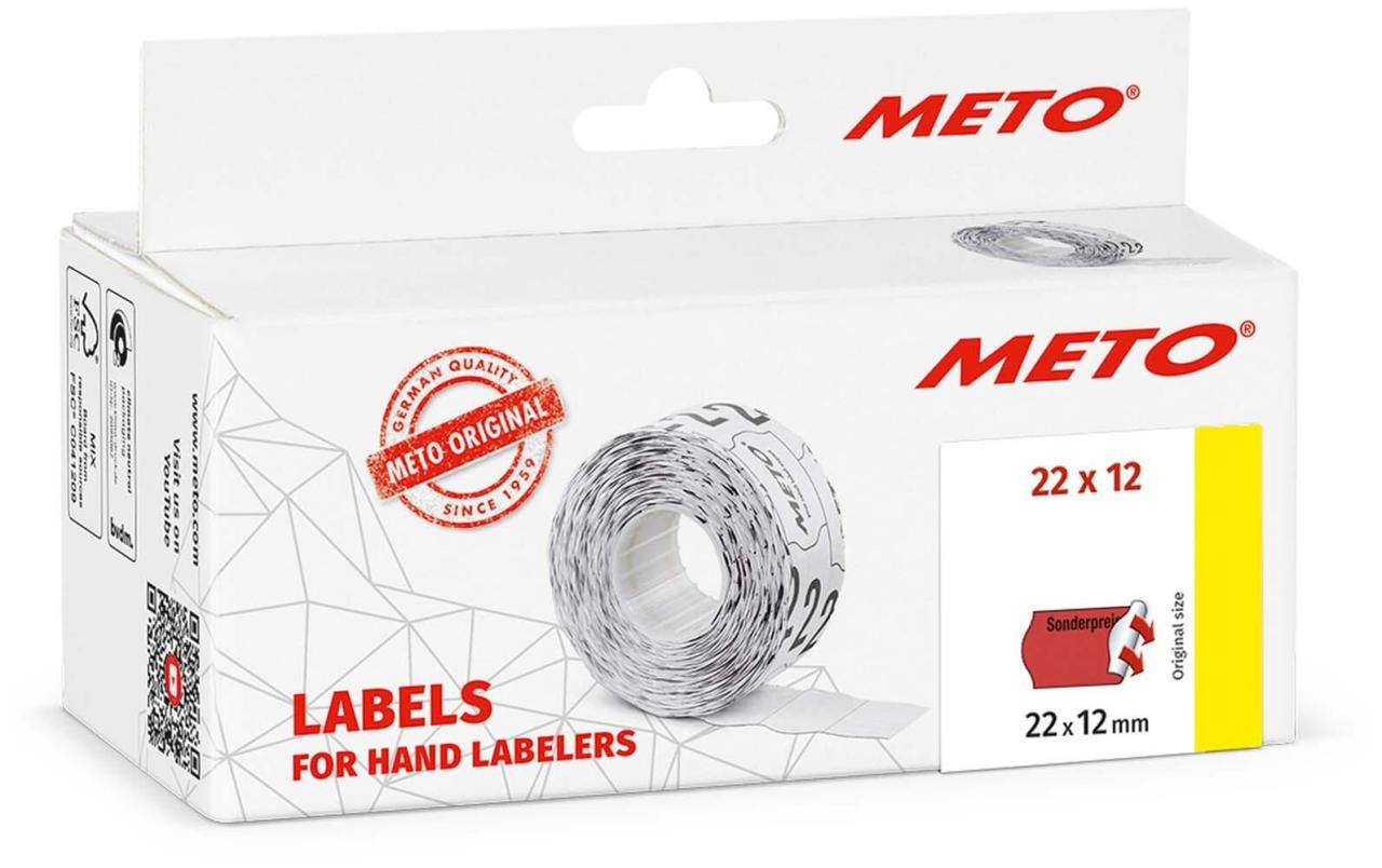 METO Preisetiketten "Sonderpreis" 22,0 x 12,0 mm METO Preisetiketten "Sonderpreis" 22,0 x 12,0 mm von METO