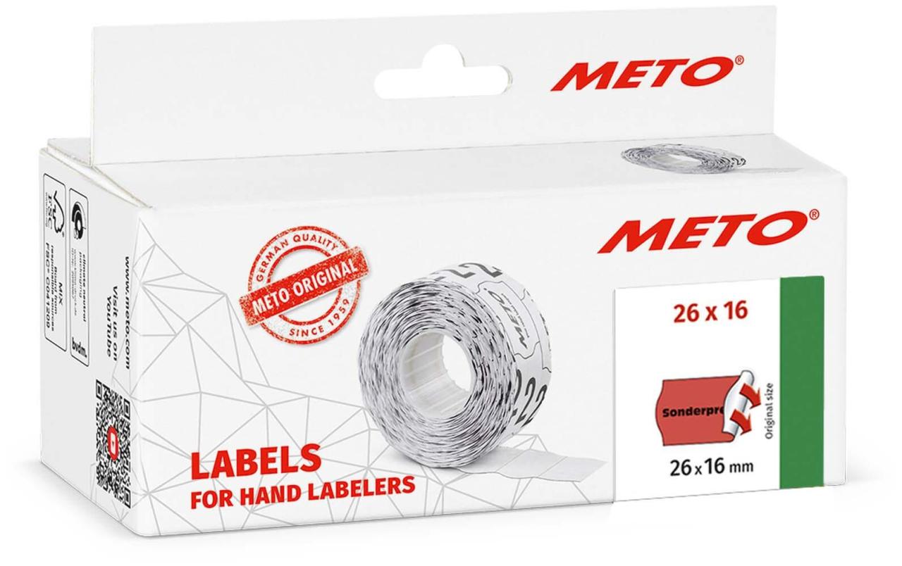 METO Preisetiketten "Sonderpreis" 26,0 x 16,0 mm METO Preisetiketten "Sonderpreis" 26,0 x 16,0 mm von METO