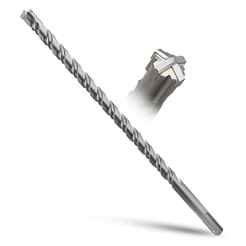 METOTY SDS Plus Bohrer 14mm×460mm，Steinbohrer,Hammerbohrer,Betonbohrer,Für Stein,Beton,Naturstein,Ziegelmauer von METOTY