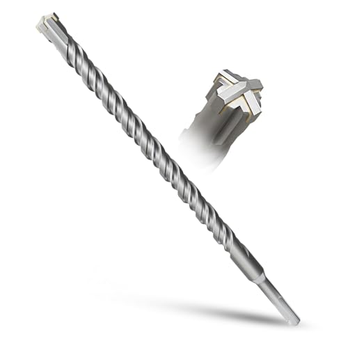 METOTY SDS Plus Bohrer 18mm×310mm,Steinbohrer,Hammerbohrer,Betonbohrer,Für Stein,Beton,Naturstein,Ziegelmauer METOTY SDS Plus Bohrer 18mm×310mm,Steinbohrer,Hammerbohrer,Betonbohrer,Für Stein,Beton,Naturstein,Ziegelmauer von METOTY