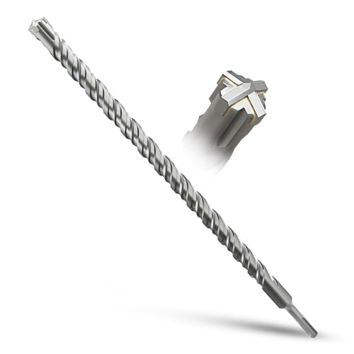 METOTY SDS Plus Bohrer 22mm×460mm,Steinbohrer,Hammerbohrer,Betonbohrer,Für Stein,Beton,Naturstein,Ziegelmauer METOTY SDS Plus Bohrer 22mm×460mm,Steinbohrer,Hammerbohrer,Betonbohrer,Für Stein,Beton,Naturstein,Ziegelmauer von METOTY