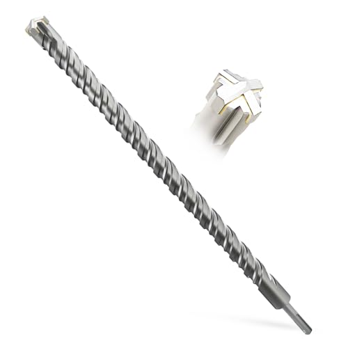 METOTY SDS Plus Bohrer 25mm×460mm,Steinbohrer,Hammerbohrer,Betonbohrer,Für Stein,Beton,Naturstein,Ziegelmauer METOTY SDS Plus Bohrer 25mm×460mm,Steinbohrer,Hammerbohrer,Betonbohrer,Für Stein,Beton,Naturstein,Ziegelmauer von METOTY